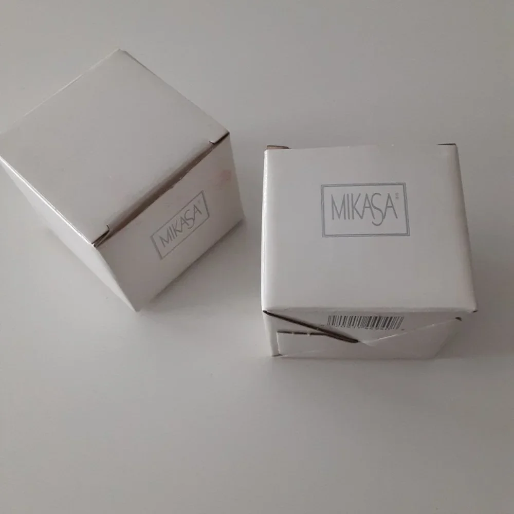 Mikasa Candle Holder set of 2 - New in box (NWOT) - Germany - 3